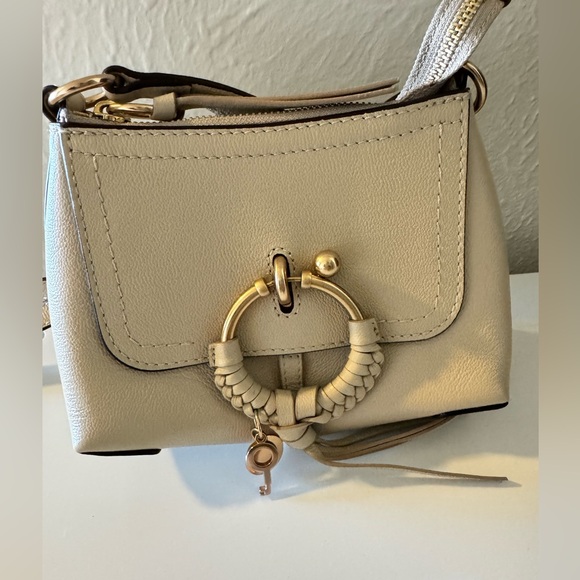 SOLD NWT Joan mini hobo in cement beige - Picture 3 of 10